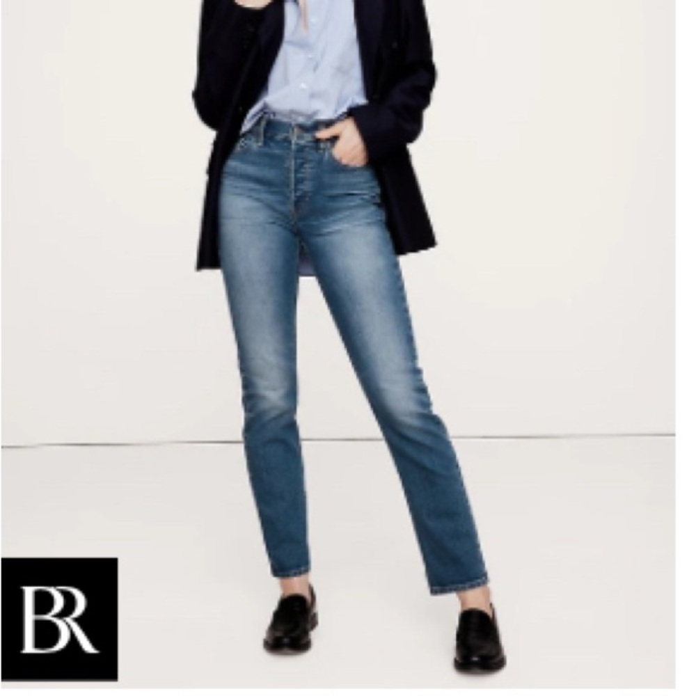 NWT Banana Republic Straight Leg Jeans